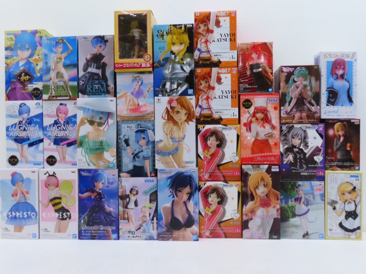 中古品●美少女系　プライズフィギュア　セット　五等分の花嫁・リゼロ・アイドルマスター　など　未開封●171A_画像1