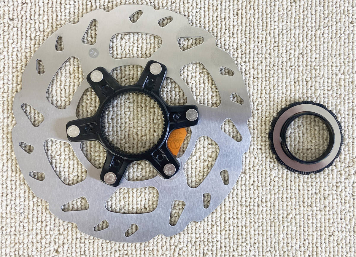  new car removing! unused goods!! Shimano 140mm disk rotor SM-RT70-SS