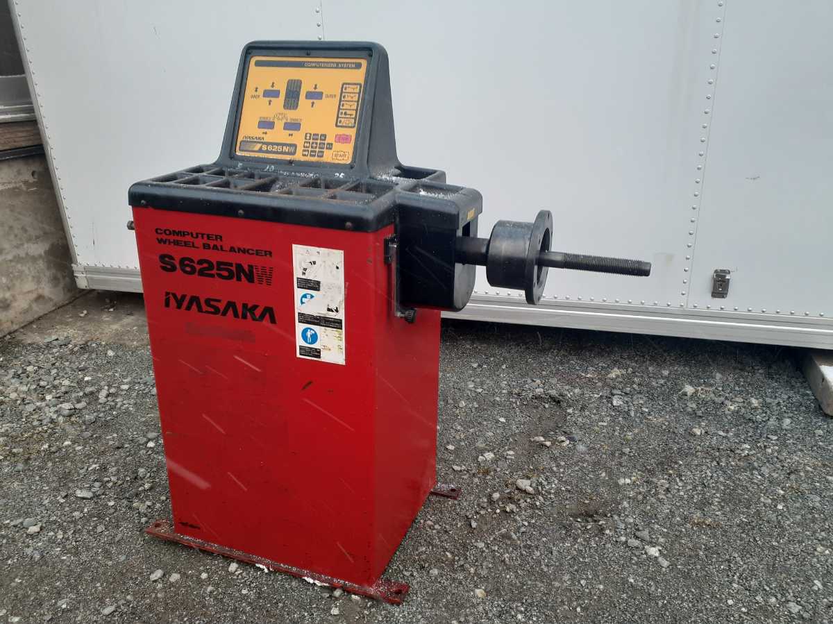  Fukushima departure used wheel balancer 100V specification iyasakaIYASAKA made in Japan S625NW Ono .