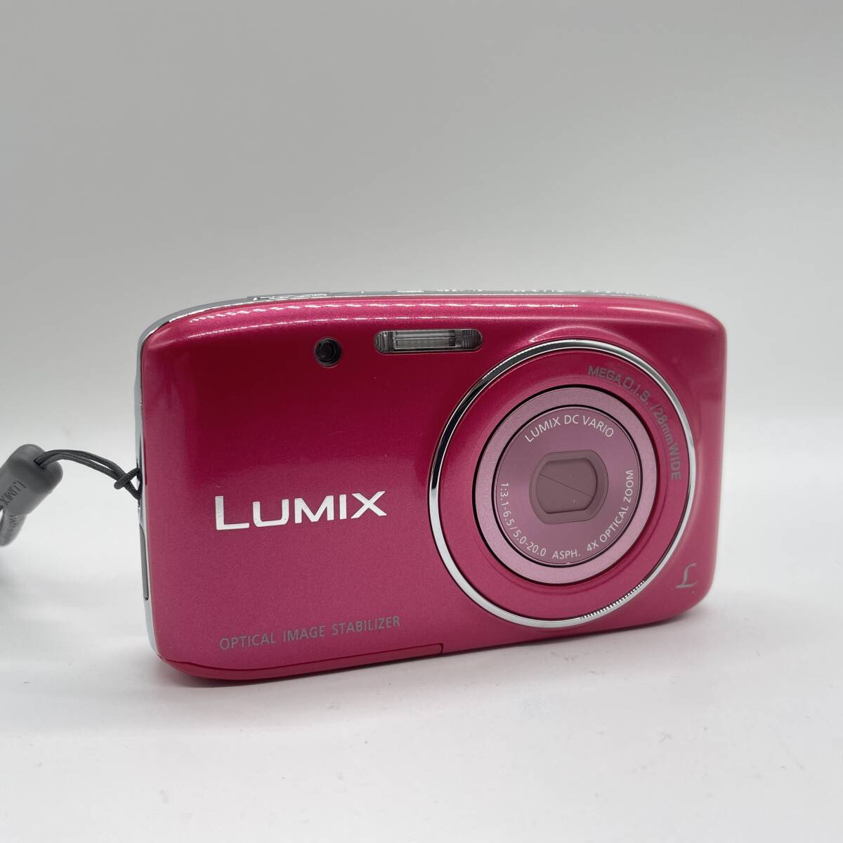 【動作確認済】Panasonic LUMIX DMC-S2 PINK コンデジ デジカメ デジタルカメラ シャッター&フラッシュ動作OKの画像4