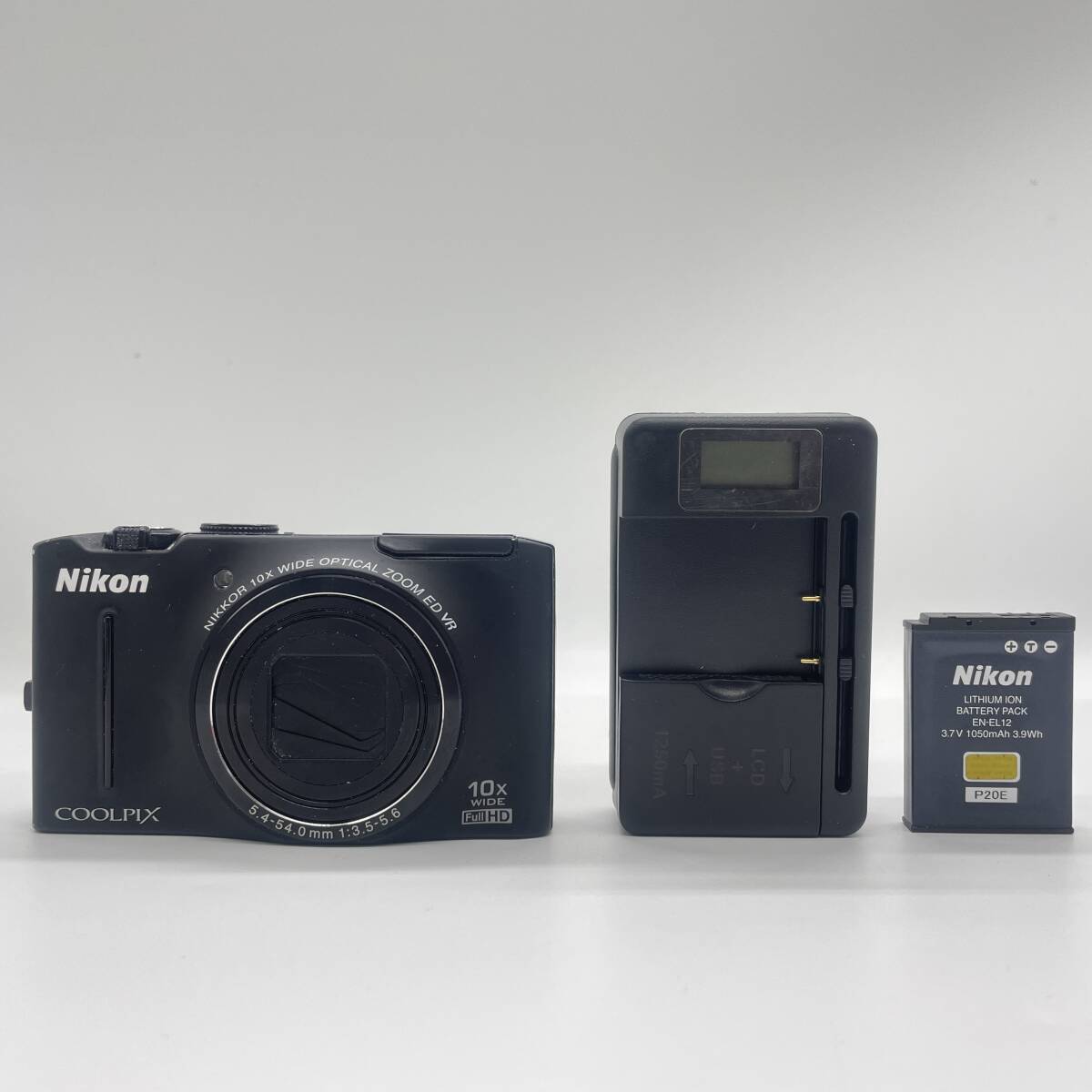  【動作確認済】Nikon coolpix S8100 BLACK コンデジ デジカメ デジタルカメラ シャッター&フラッシュ動作OKの画像1