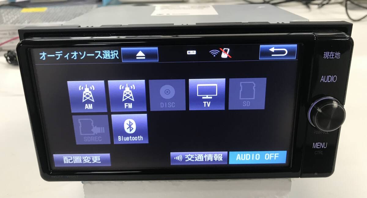 [ MN-00054 ] トヨタ 純正 SDナビ [ NSZT-W66T ] Bluetooth オーディオ等_画像4