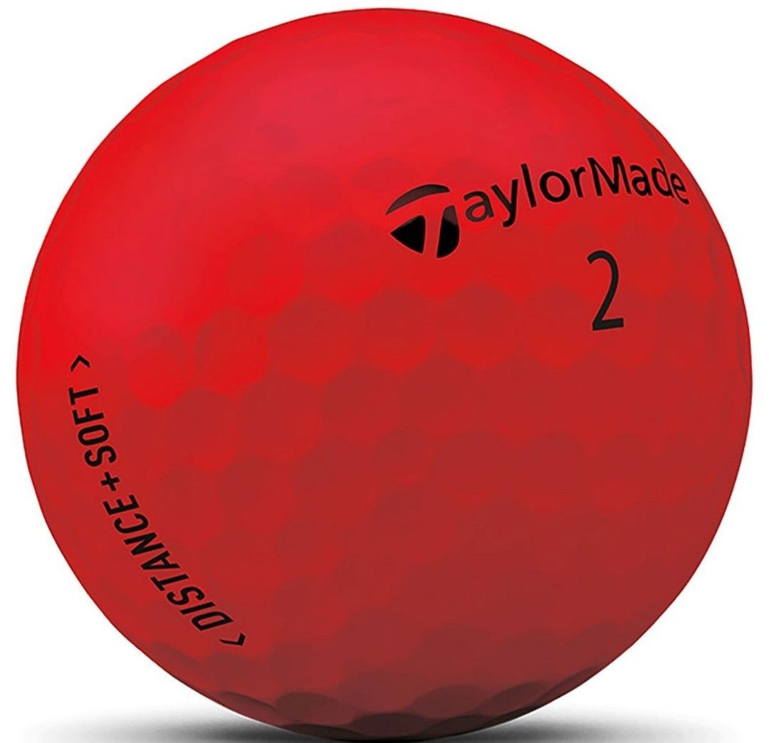 【送料無料　新品未使用】テーラーメイドディスタンス　ソフト　ゴルフボール　レッドのみ　1.5ダース18球