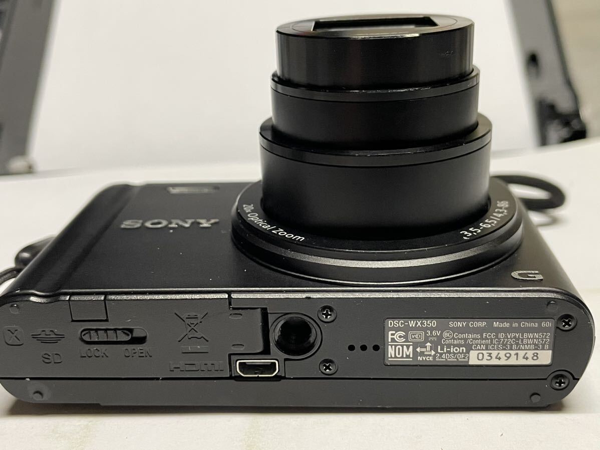 SONY Cyber-shot DSC-WX350/B（ブラック）動作美品_画像9