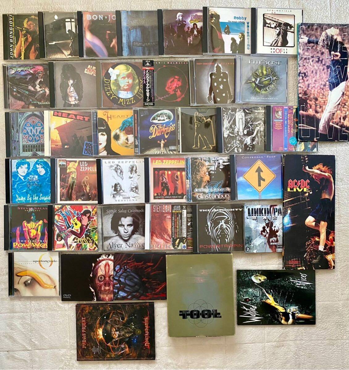 Box 5 【CD！大量まとめ売り！】CD38枚DVD2枚Rock/Metal - Judas Priest, Bon Jovi, Alice Cooper,Ozzy, Led Zeppelin,AC/DC, Tool 洋楽の画像1