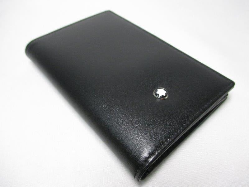 新品 MONT BLANC モンブラン 名刺入れ カード入れ カードケース 箱付き ラッピングOK プレゼントに♪の画像6