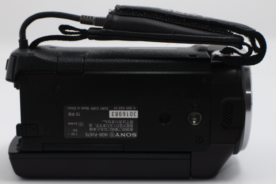 4572- ソニー SONY ビデオカメラ Handycam HDR-PJ675 ボルドーブラウン 光学30倍 内蔵メモリー32GB 良品_画像6