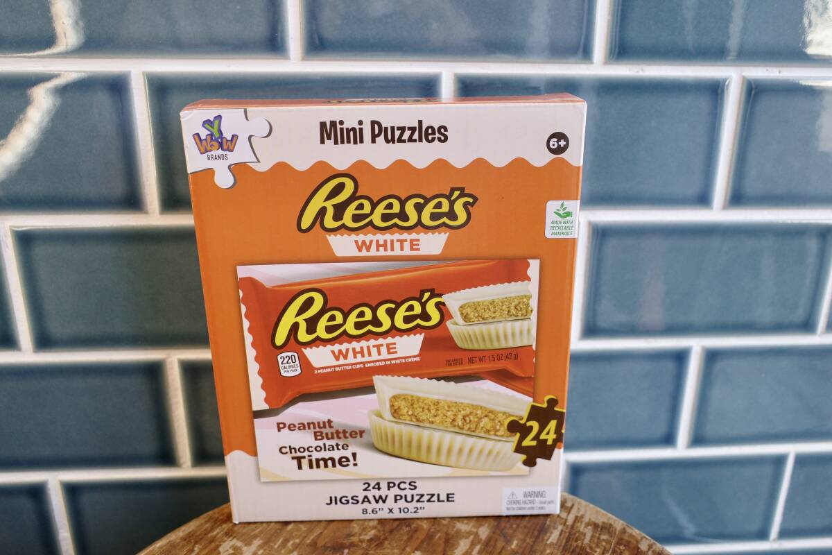 新品　Reese's リーセス　パズル　WHITE　US限定　ジグソーパズル　チョコレート　アメリカ　_画像1