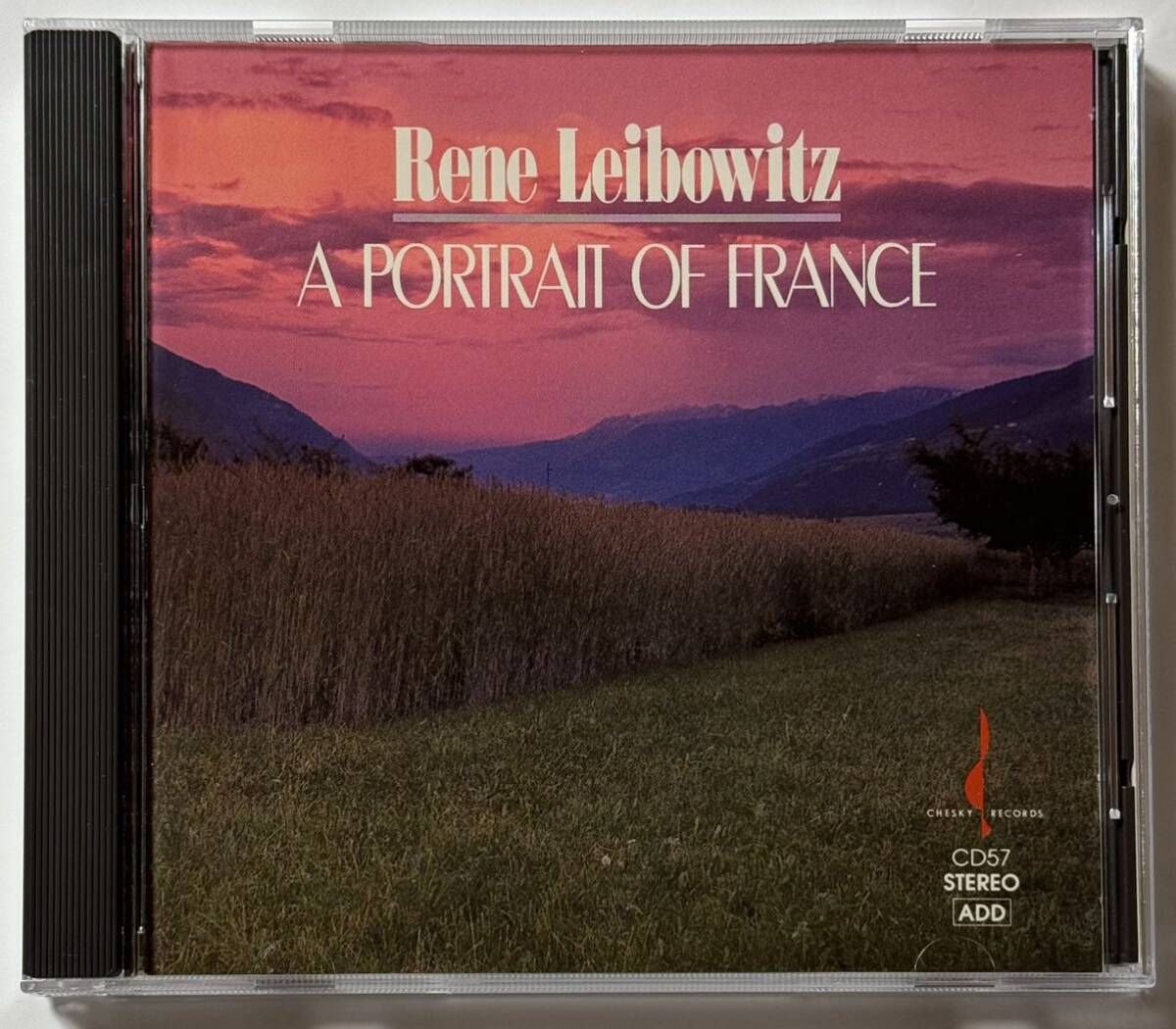 （廃盤）レイボヴィッツ　ア・ポートレート・オブ・フランス　LEIBOWITZ　A PORTRAIT OF FRANCE　CHESKY RECORDS CD57_画像1