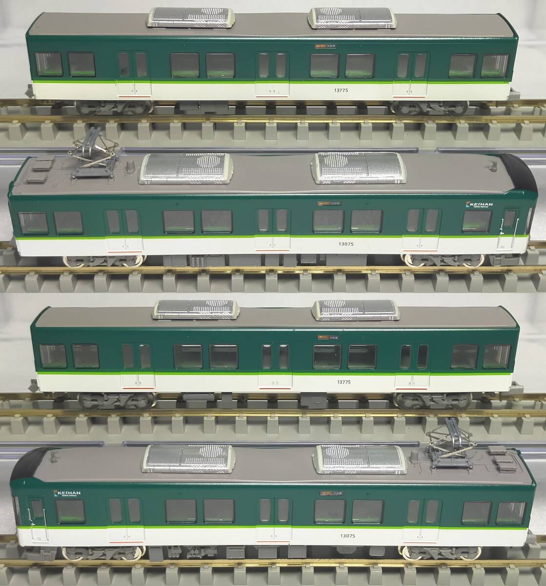 【N化／動力取付】TOMYTEC 鉄道コレクション 京阪電車13000系 7両セット_画像4