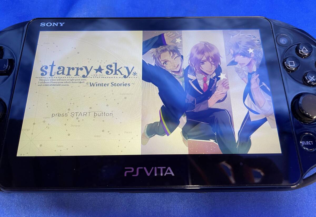 PS Vita　Starry☆Sky -Winter Stories- スタスカ honeybee 乙女ゲーム　スターリースカイ_起動画面