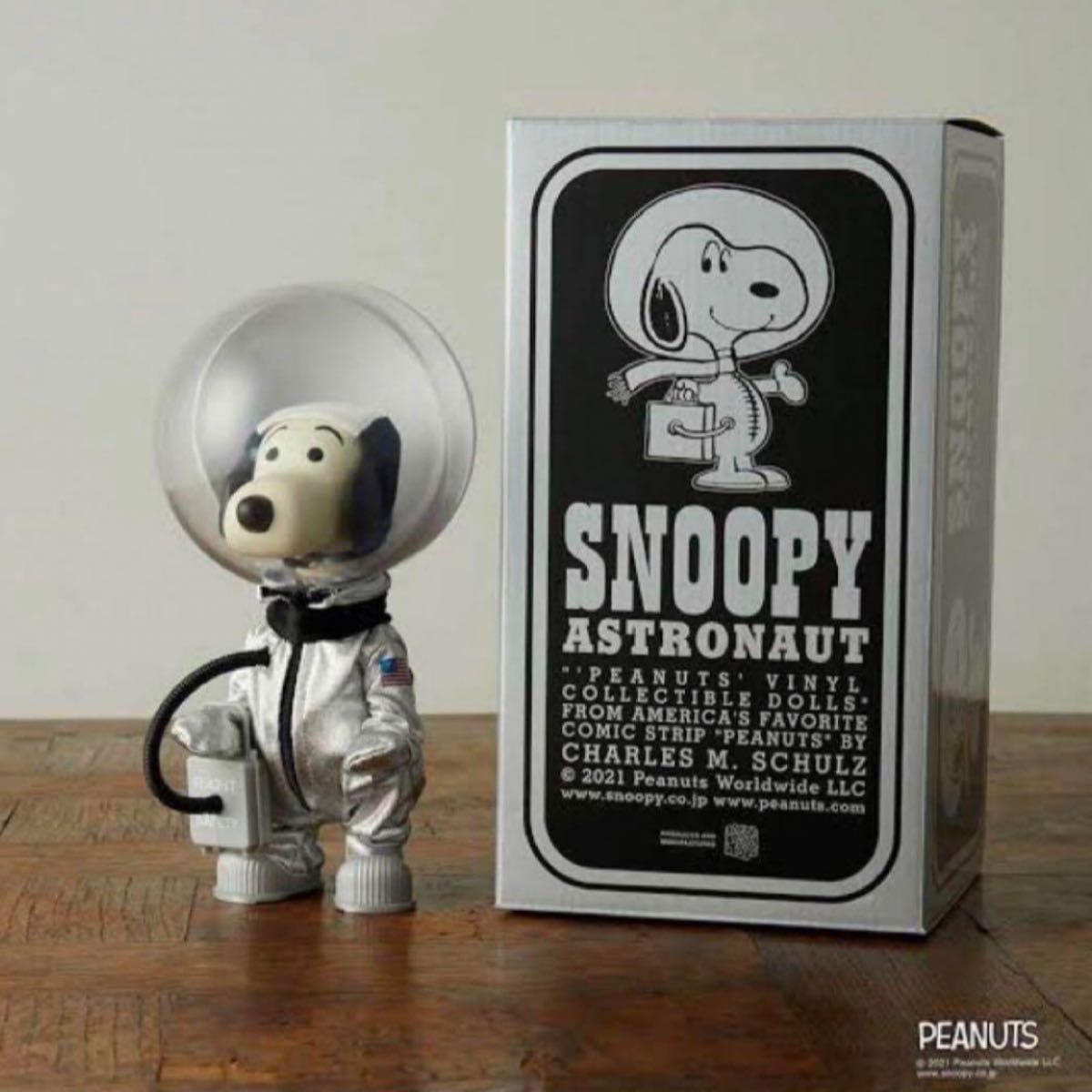 メディコムトイ VCD SNOOPY ASTRONAUT VINTAGE SILVER アストロノーツ  スヌーピー シルバー