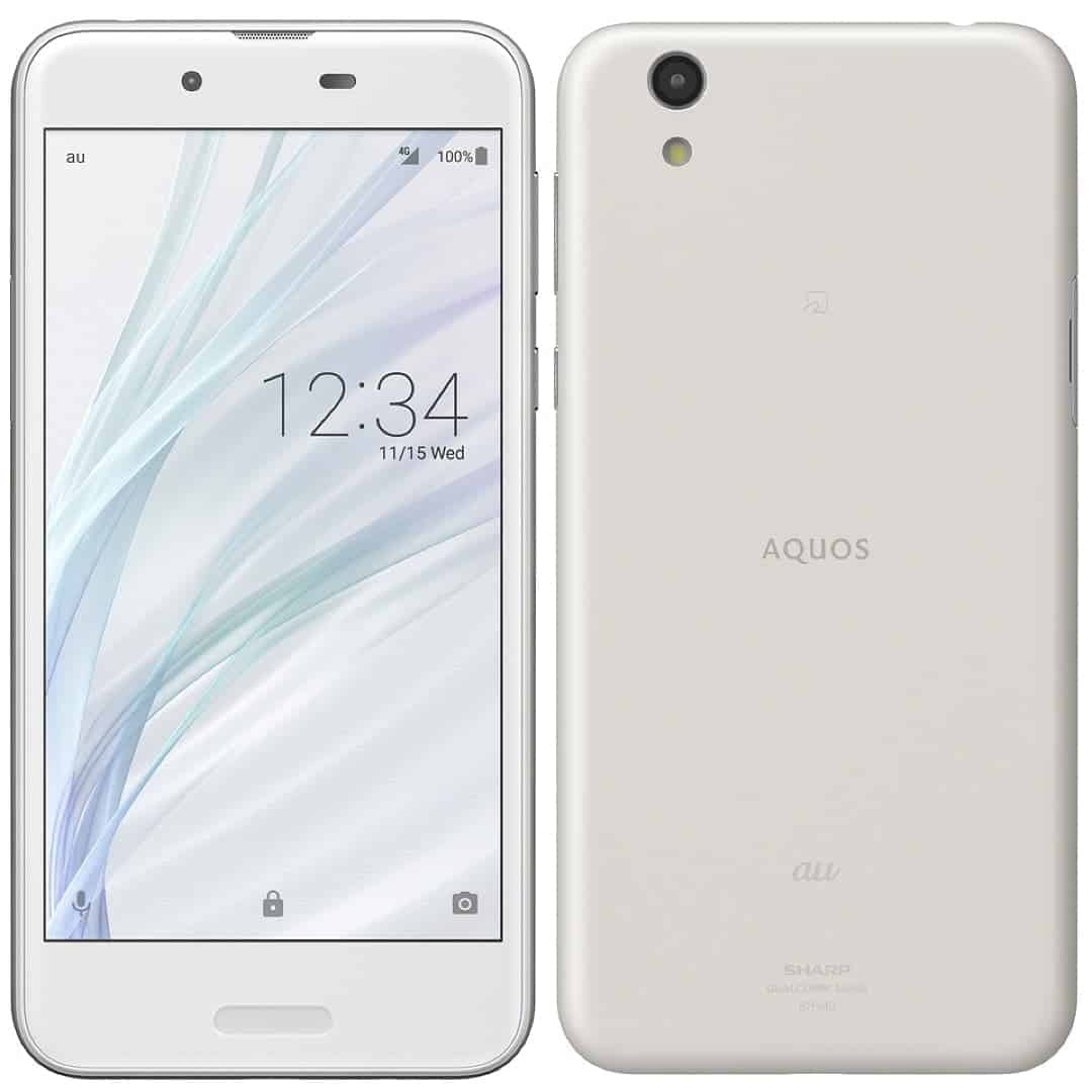 【新品未使用品】★SIMフリー★UQmobile★AQUOS Sense SHV40★シルキーホワイト★ 0992の画像1