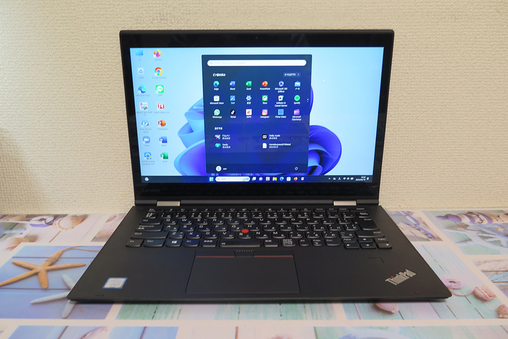 14.0 ワイドタッチパネル【高速Core i5第7世代★爆速SSD256GB+メモリ8GB】Lenovo X1 Yoga 最新Win11+Office2019H&B★Webカメラ/HDMI/Wi-Fi_画像6