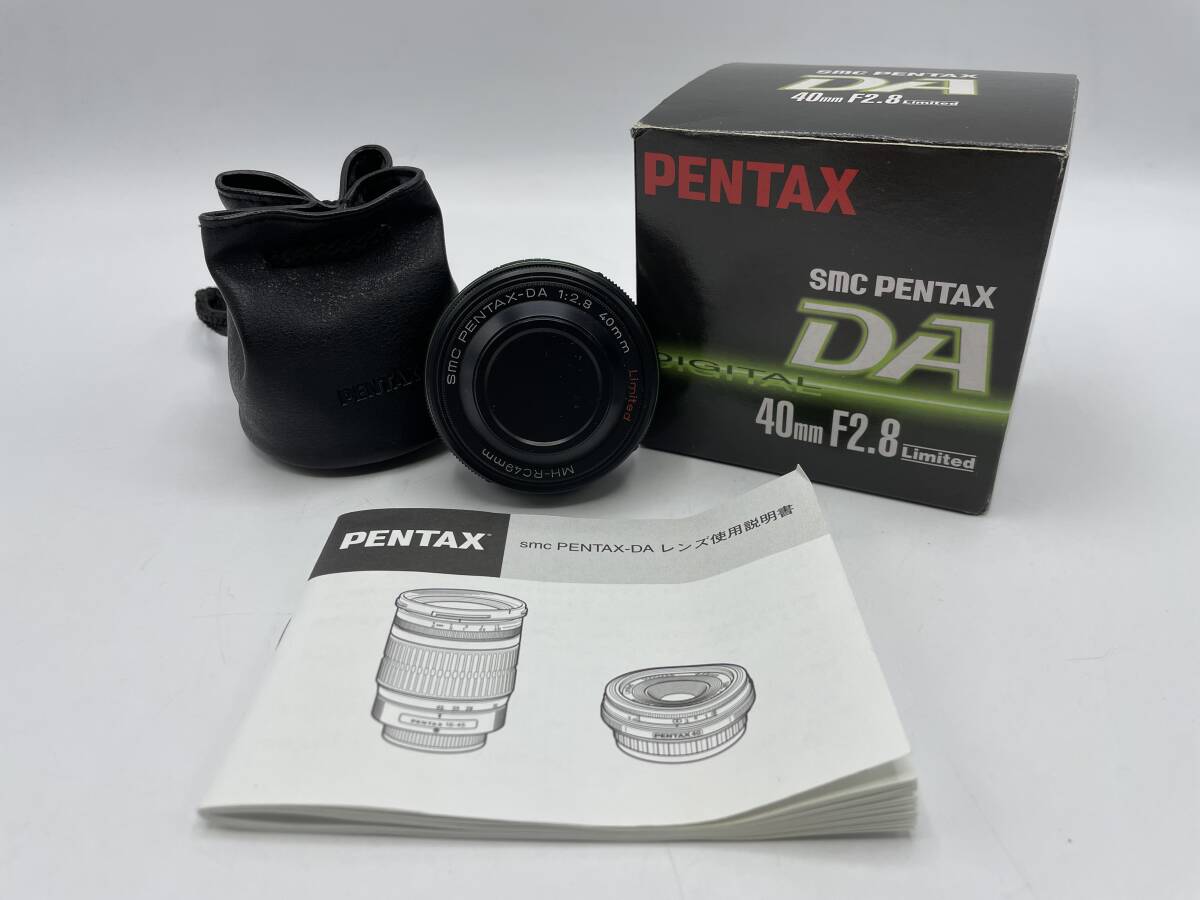 【美品】PENTAX / ペンタックス / PENTAX-DA 1:2.8 40mm Limited / 箱・使用説明書【MDR015】_画像1