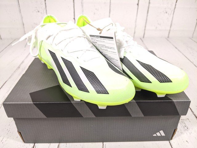 【1yt037】サッカー用スパイクシューズ adidas アディダス IE4208 エックス クレイジーファスト.1 FG ジュニア 23.0cm 未使用◆S42