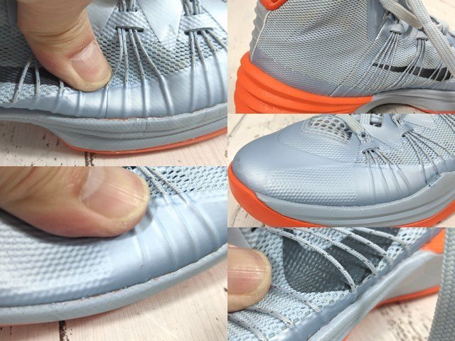 【3yt090】バスケットボールシューズ NIKE ナイキ ハイパーダンク 599537-400 ライトアーモリーブルー サイズ：27.5㎝◆c36_画像5