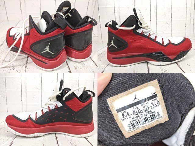 【3yt085】バスケットボールシューズ NIKE ナイキ エアジョーダン スーパーフライ2 Griffin Clippers Red サイズ：27.5㎝◆c36_画像2