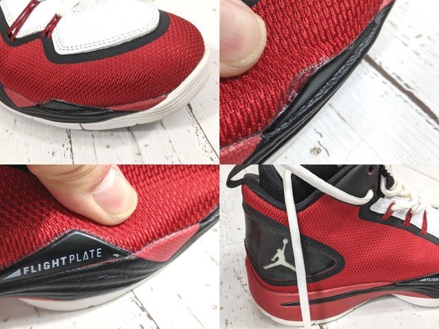 【3yt085】バスケットボールシューズ NIKE ナイキ エアジョーダン スーパーフライ2 Griffin Clippers Red サイズ：27.5㎝◆c36_画像3