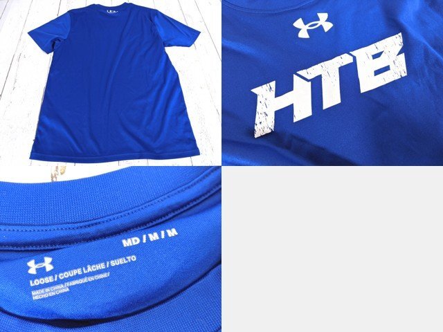 3og602/衣類■花咲徳栄高等学校■ミズノ 野球部 トレーニングウェア 半袖上下 Mサイズ【c54】の画像3