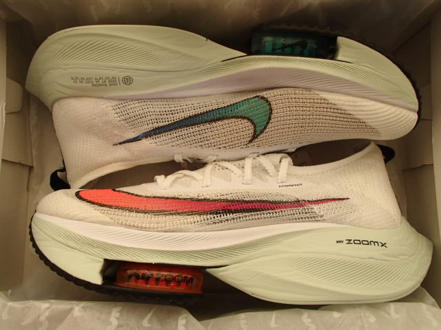 NIKE AIR ZOOM ALPHAFLY NEXT% Nike zoom Alpha fly next % C19925 300 HYPER TURQ/WHITE-BLACK new goods unused goods 27.0 cm US9.0