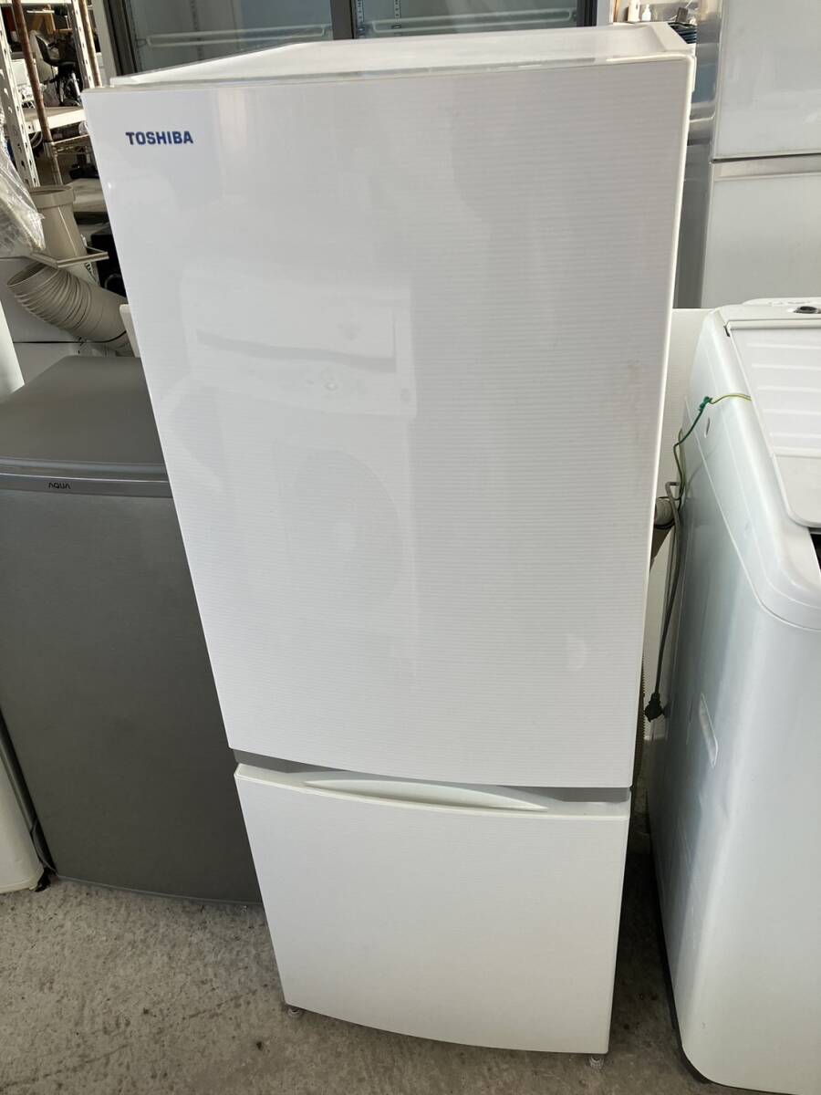 【引き取りOK！福岡県】東芝 ノンフロン冷凍冷蔵庫 2ドア 153L GR-M15BS(W) TOSHIBA