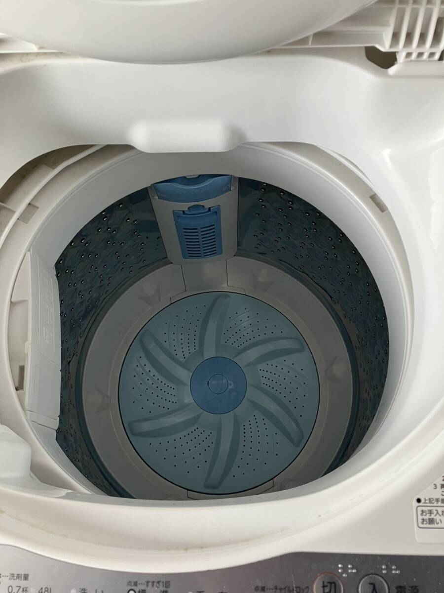 【引き取りOK 福岡】東芝 全自動電気洗濯機 5.0㎏ AW-5G6 2019年製_画像3