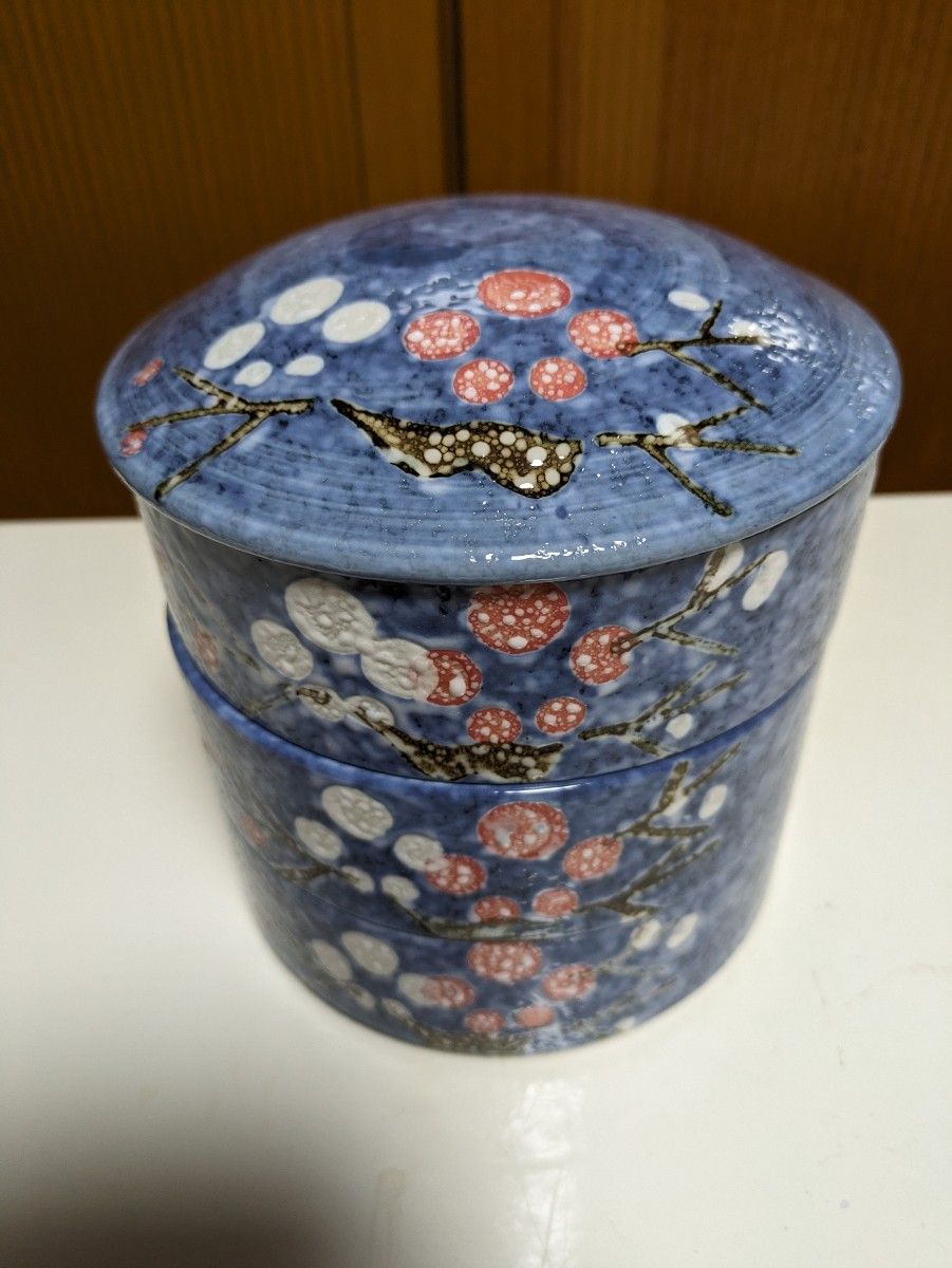 陶器 三段重紅梅柄昭和レトロ美濃焼鉢重箱|Yahoo!フリマ(旧 陶器 三段重紅梅柄昭和レトロ美濃焼鉢重箱|Yahoo!フリマ(旧