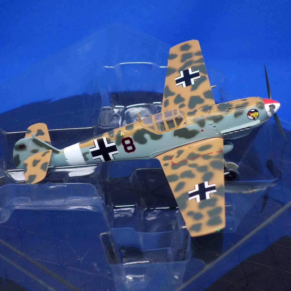 EASY MODEL イージーモデル 童友社 DOYUSHA No.6 ドイツ軍 メッサーシュミット Bf109E/Trop 1/72 第二次世界大戦 傑作機コレクション_画像6