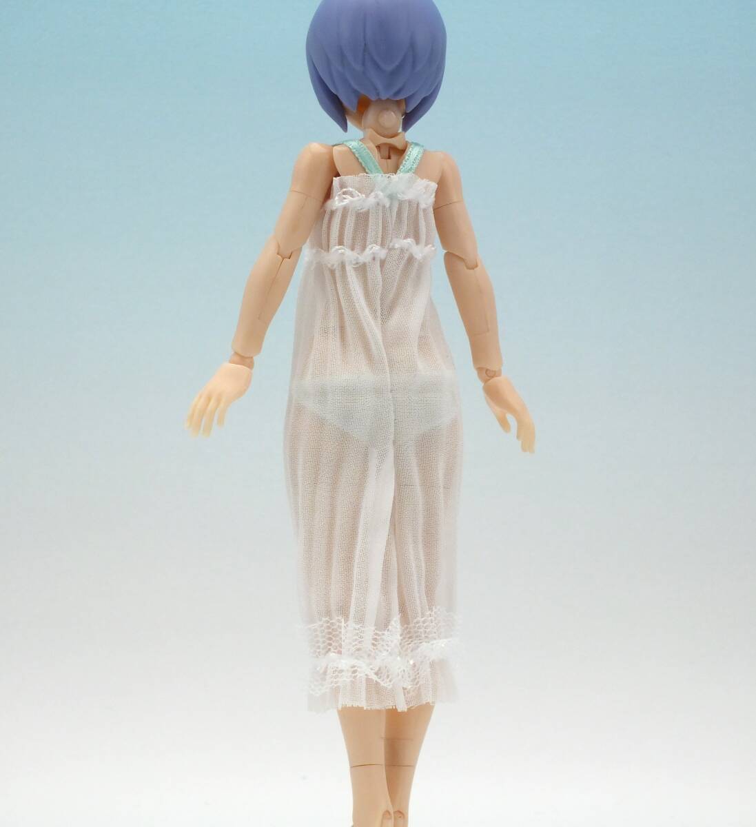 【神姫工房】Relux Style: ナイティセット Frilly negligee "PG" メガミデバイス用 1/12 ドール服_ボトムスセットも使用を推奨です