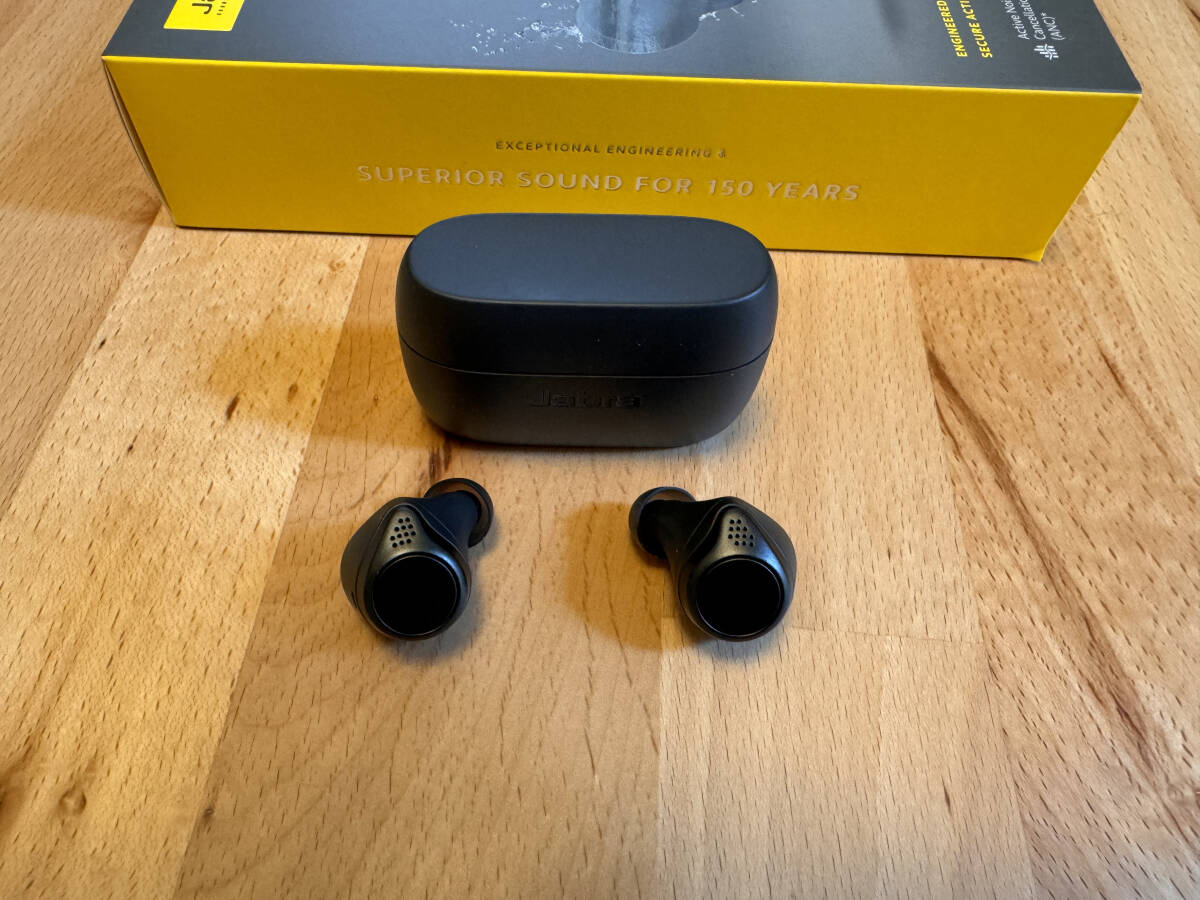 Jabra ジャブラ 完全ワイヤレスイヤホン アクティブノイズキャンセリング Elite Active 75t Black ブラック_画像4