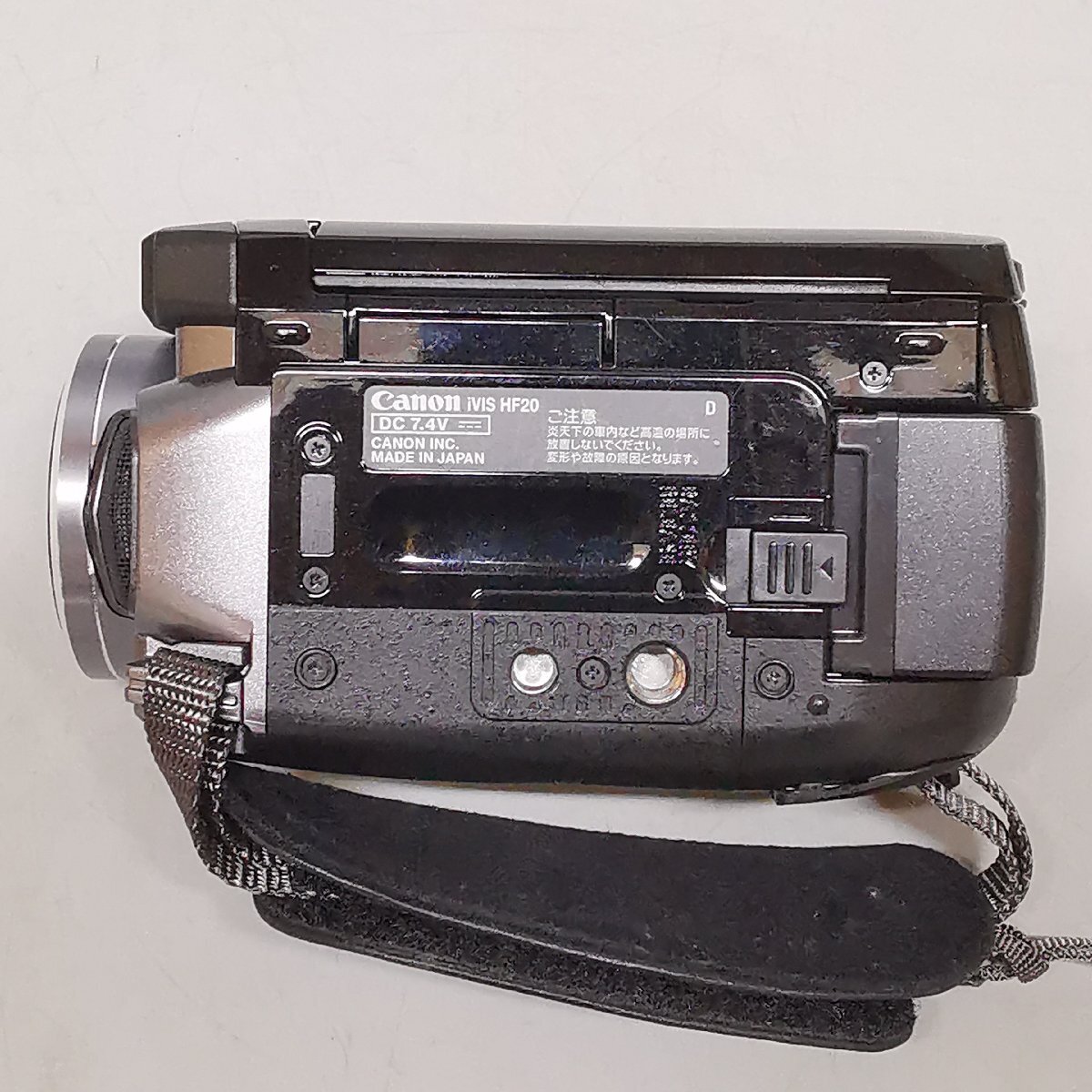 外観美品 Canon iVIS HF20 HD キヤノン デジタルビデオカメラ バッテリー リモコン 収納ケース付 現状品 Z5258_画像7