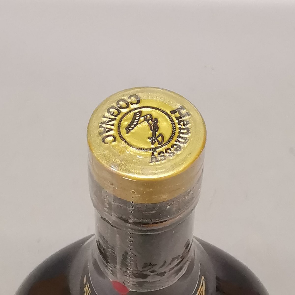 古酒 Hennessy ヘネシー XO 金キャップ クリアボトル ブランデー 700ml 40% コニャック Z5323_画像2