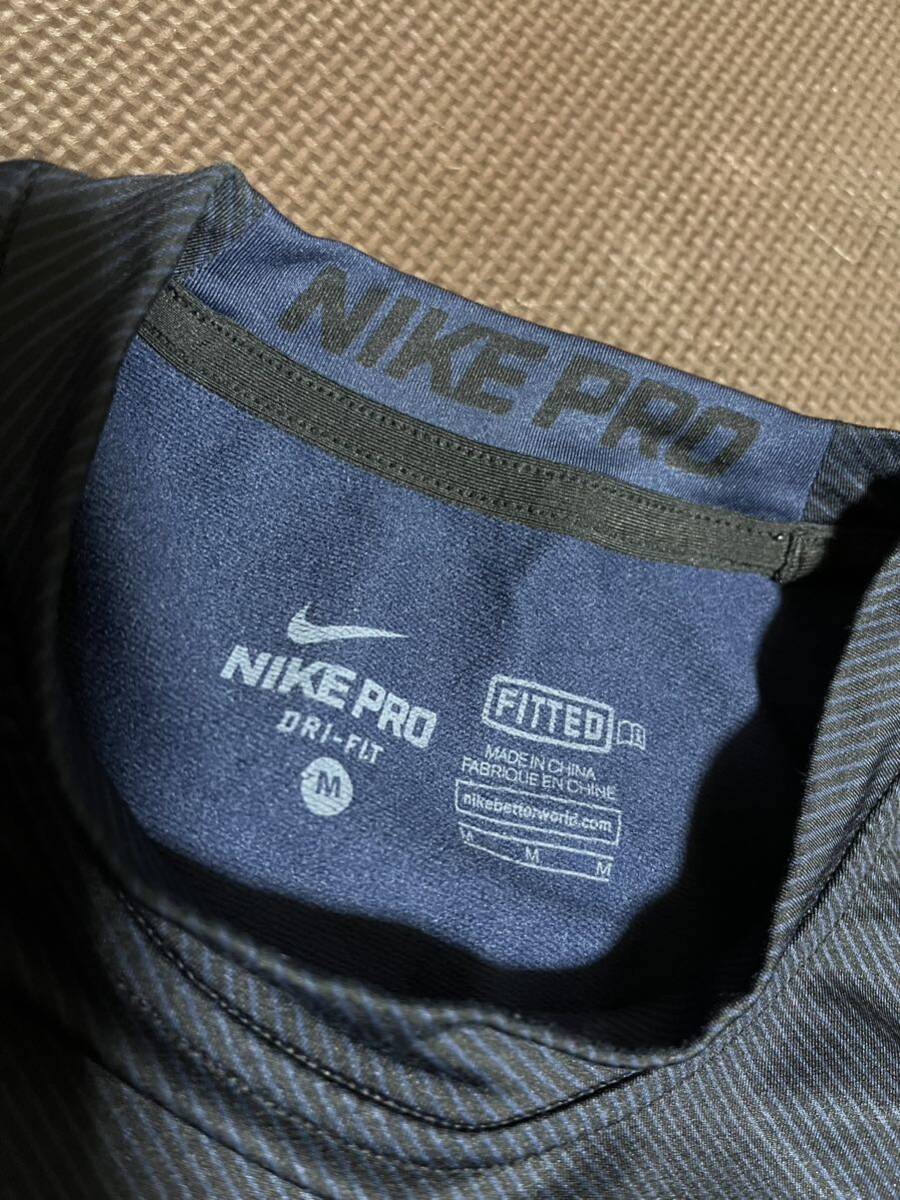  новый товар NIKE PRO темно синий, чёрный, Logo чёрный, темно синий стрейч tops размер M