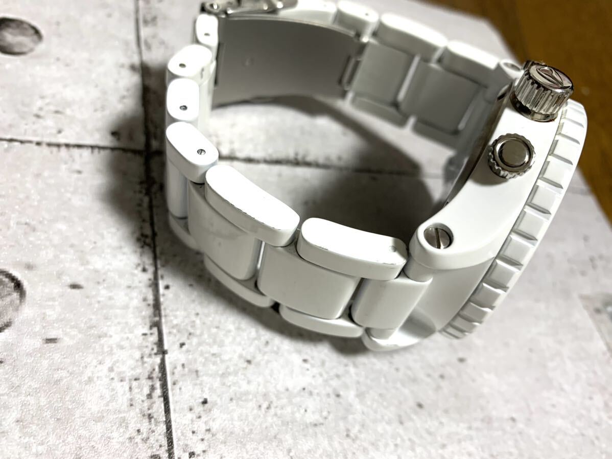  beautiful goods wristwatch NIXON Nixon 51-30 chronograph white 