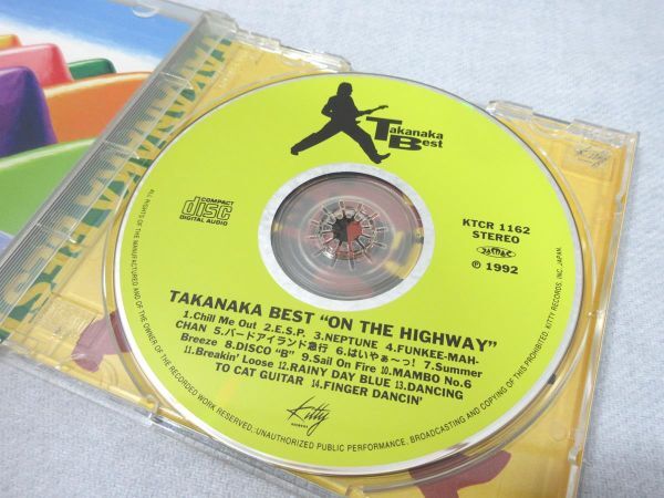 CD 高中正義 / TAKANAKA BEST ON THE HIGHWAY/ベスト・オン・ザ・ハイウェイ【M0222】(P)の画像2