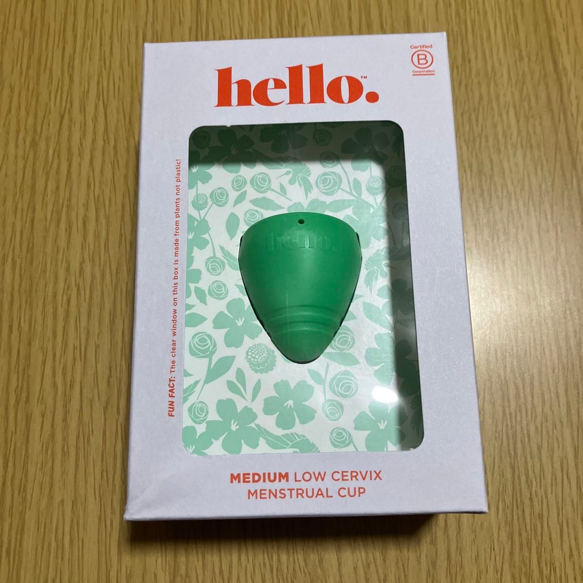 月経カップ HELLO CUP  LOW CERVIX  