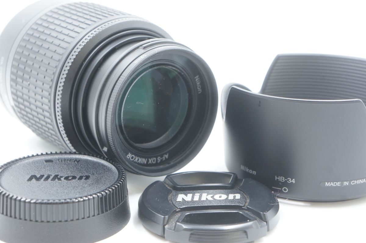 ☆全額返金保証！最速発送！【Nikon 望遠ズームレンズ AF-S DX VR Zoom Nikkor ED 55-200mm f/4-5.6G 難あり】☆（202403-29432-kaitori）_画像1