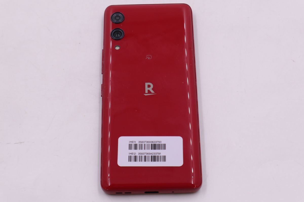 ★☆全額返金保証！最速発送！【Rakuten Hand 5G P780 128GB クリムゾンレッド 白ロム 美品】★☆（202402-17284-PCkaitori）_画像2