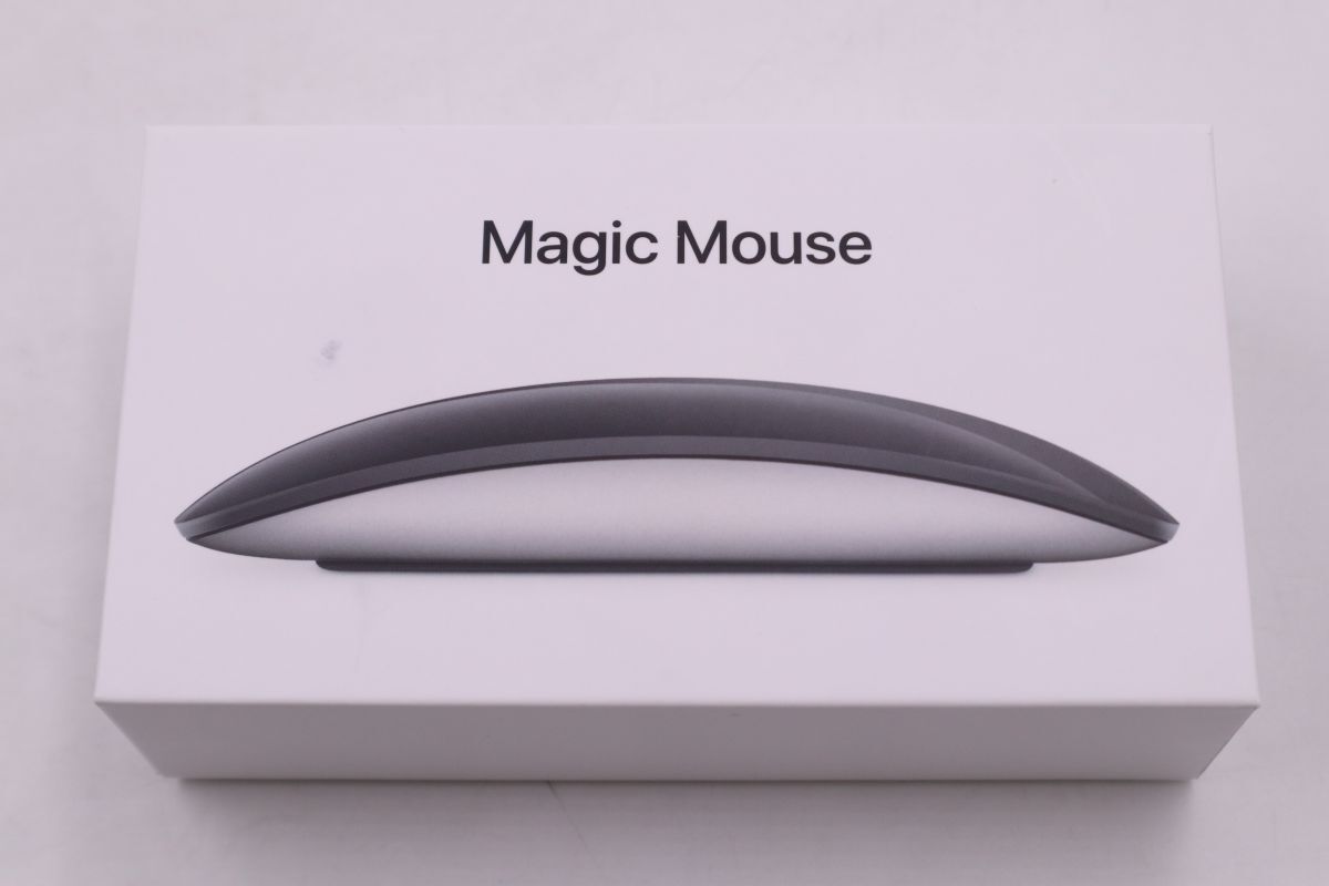 ★☆全額返金保証！最速発送！【Apple Magic Mouse MMMQ3J/A ブラック 動作確認済 極美品】★☆（202403-17310-PCkaitori）の画像4