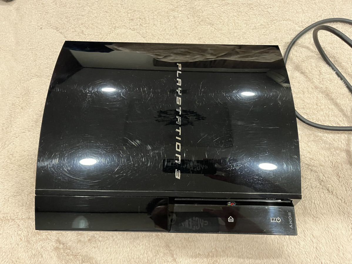 ps3 本体　20GB パチスロソフト付き　ドラクエ　ps2ゲーム出来ます！　セット品です！　北斗の拳　鬼浜　キングパルサー　吉宗　猪木　他_画像4