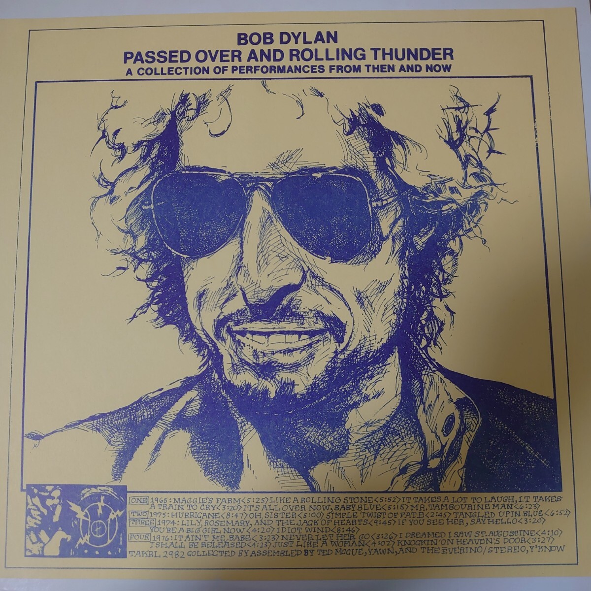 LP☆Bob Dylan/PASSED OVER AND ROLLING THUNDER［コレクターズ、ブート/ボブ・ディラン］_画像1