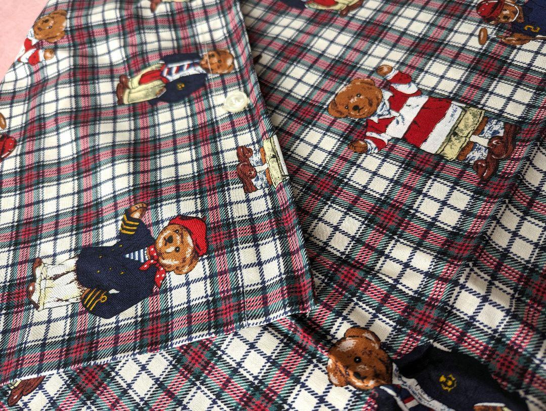 廃盤入手困難 RALPH LAUREN ラルフローレン ポロベア柄 廃盤入手困難 RALPH LAUREN ラルフローレン ポロベア柄