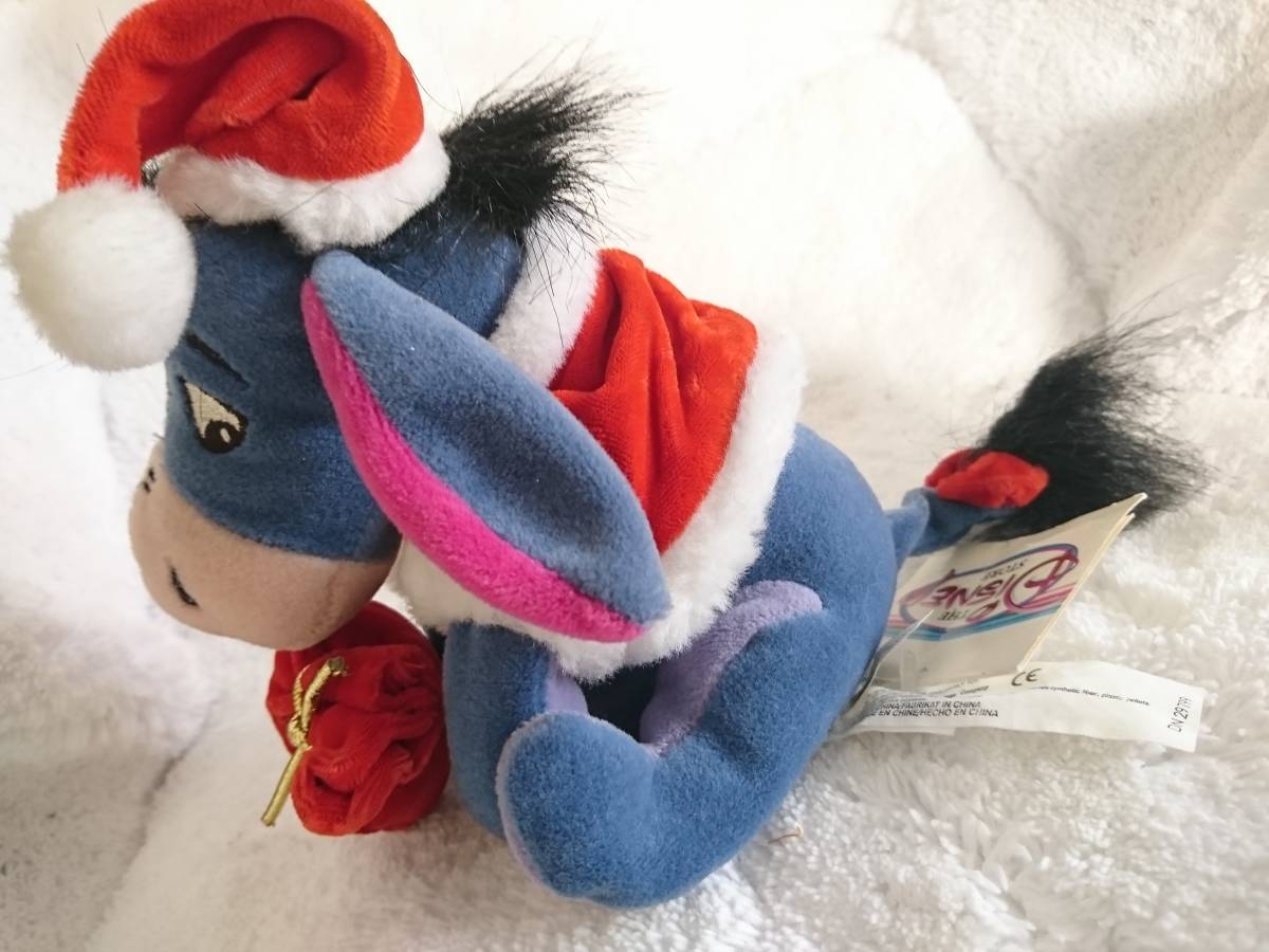 Disney/ Disney / Winnie The Pooh / Eeyore / soft toy / Disney store USA/ soft toy / doll / approximately 18./ Christmas costume /pe let go in /