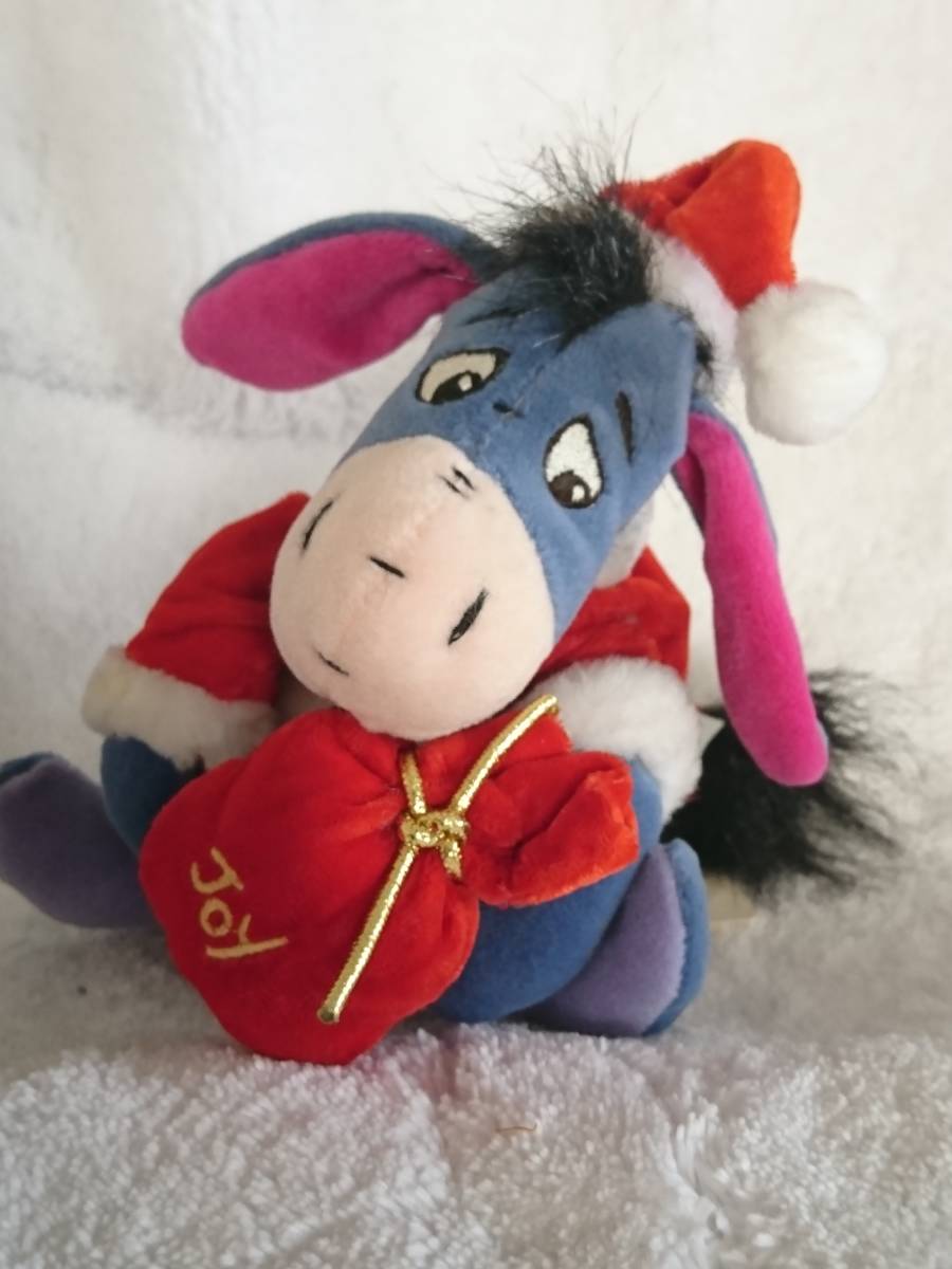 Disney/ Disney / Winnie The Pooh / Eeyore / soft toy / Disney store USA/ soft toy / doll / approximately 18./ Christmas costume /pe let go in /