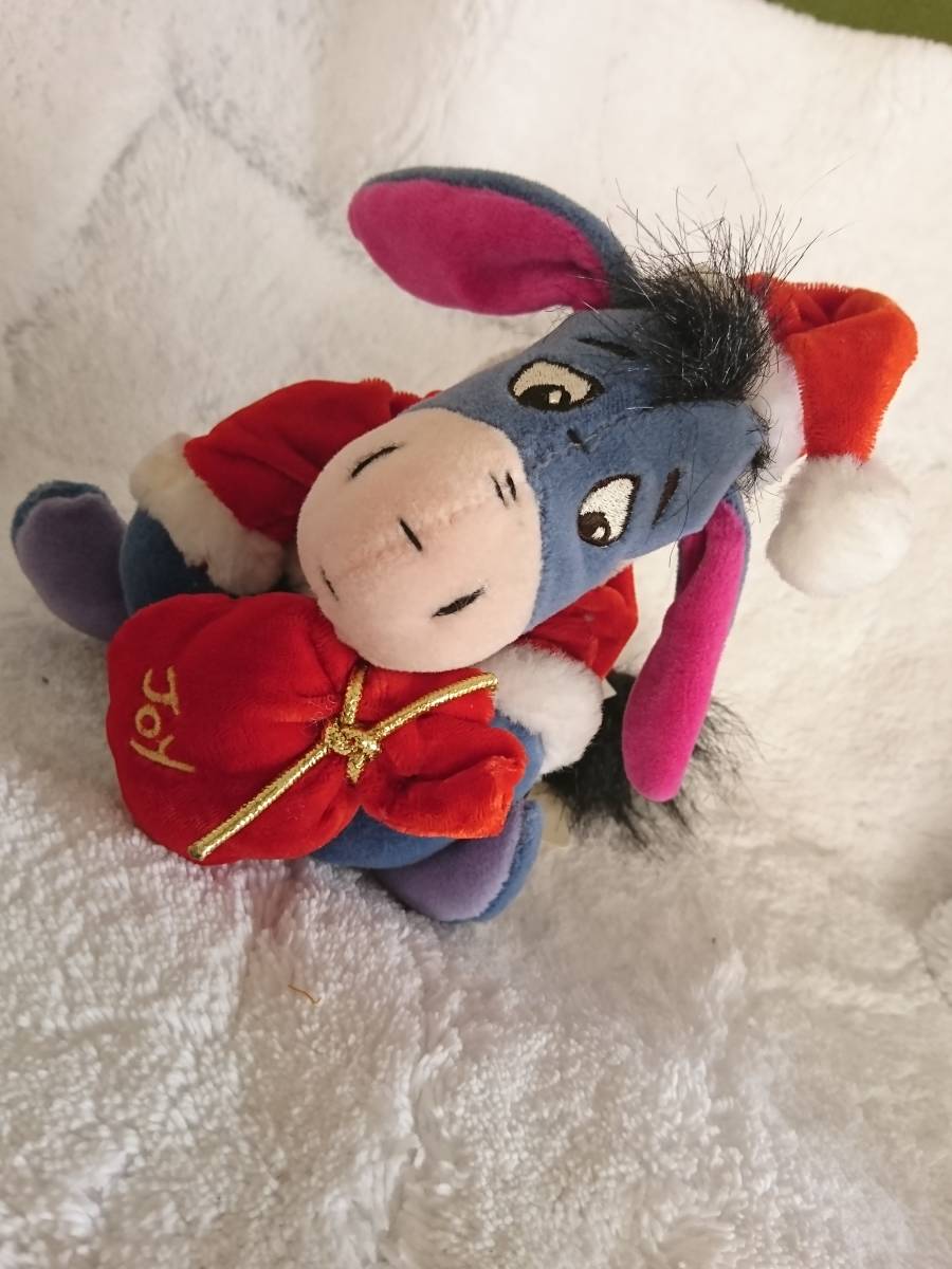 Disney/ Disney / Winnie The Pooh / Eeyore / soft toy / Disney store USA/ soft toy / doll / approximately 18./ Christmas costume /pe let go in /