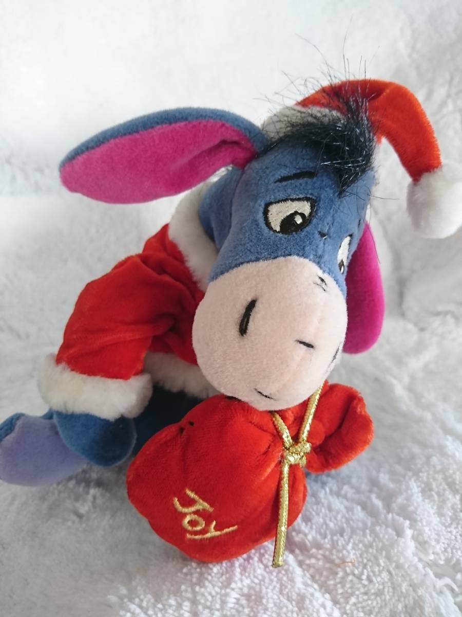 Disney/ Disney / Winnie The Pooh / Eeyore / soft toy / Disney store USA/ soft toy / doll / approximately 18./ Christmas costume /pe let go in /