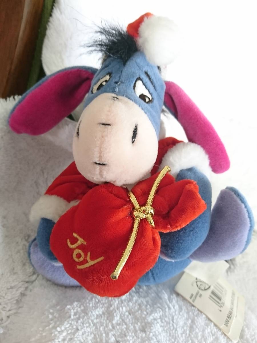 Disney/ Disney / Winnie The Pooh / Eeyore / soft toy / Disney store USA/ soft toy / doll / approximately 18./ Christmas costume /pe let go in /