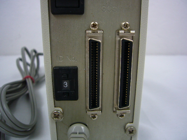 ★Logitec　SCSI HARD DISC UNIT 外付けハードディスクドライブ　NEW JUSTIN　　SHD-B540★_画像6