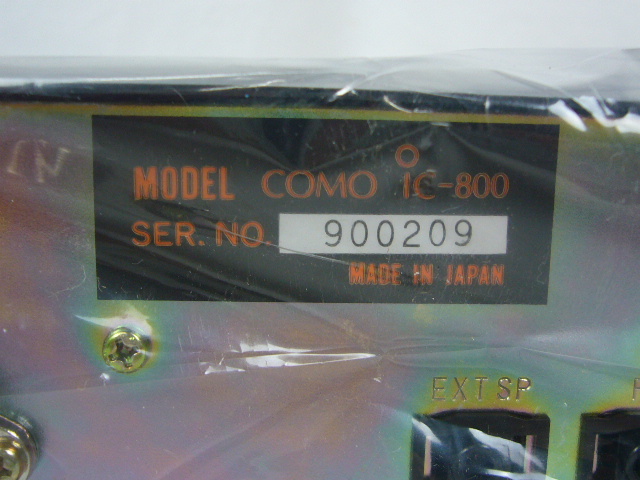 ★COMO　無線機　AM / FM / SSB MOBILE TRANSCEIVER　ic-800★_画像8